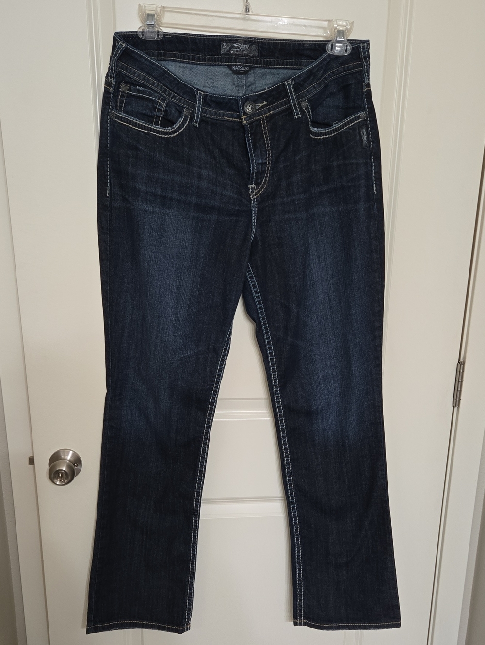 Silver Jeans Dark Indigo Straight Leg Women’s Jeans